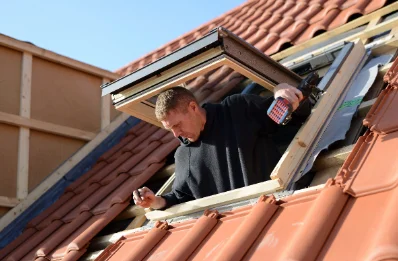 Pose de fenêtres de toit Velux à Gussignies